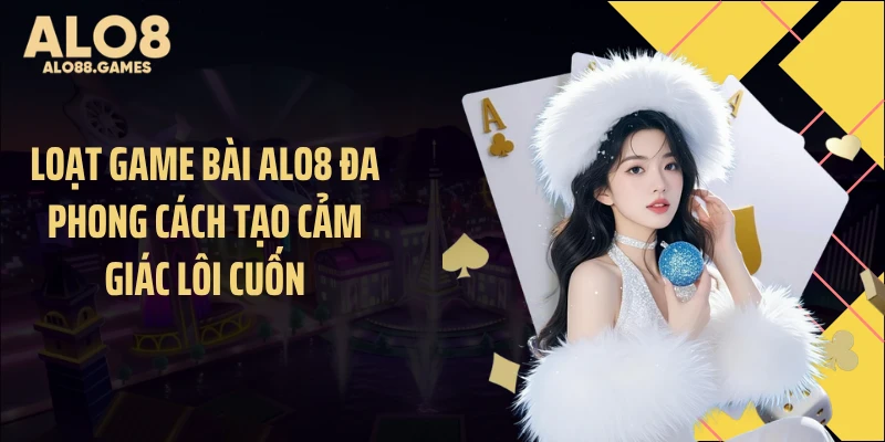 Loạt game bài ALO8 đa phong cách tạo cảm giác lôi cuốn