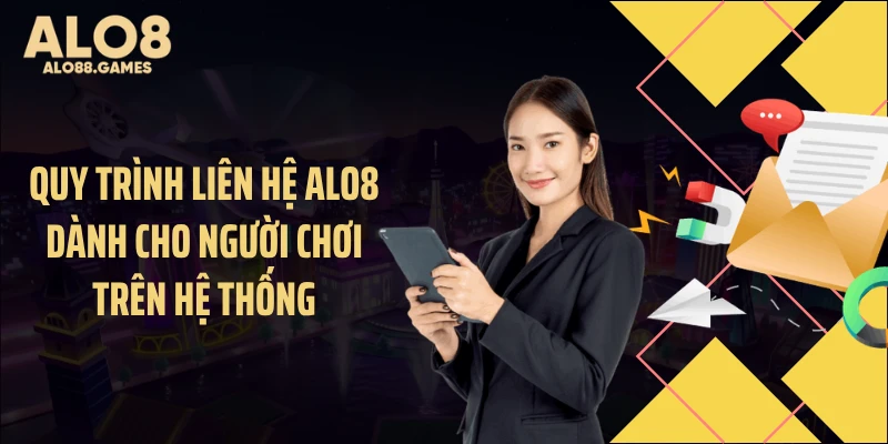 Quy trình liên hệ ALO8 dành cho người chơi trên hệ thống